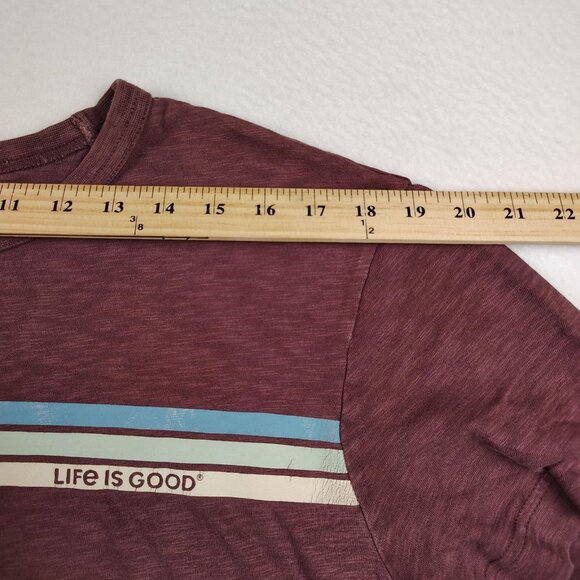 Life Is Good Crewneck T Shirt Mens sz Large Cotton Casual - Picture 7 of 8